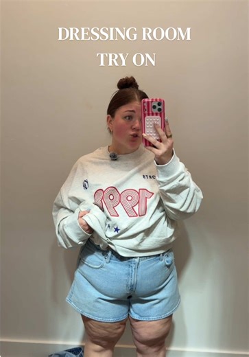 TRY ON CLOTHES W/ME AT ABERCROMBIE ps. I hate trying on clothes lol #dressingroom #tryon #plussizefashion