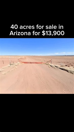 Land Supplier on Instagram: "40 acres for sale in Arizona for $13,900. #realestate #property #land #arizona #fyp #acreage #forsale #sale #foryou #arizonarealestate #properties"