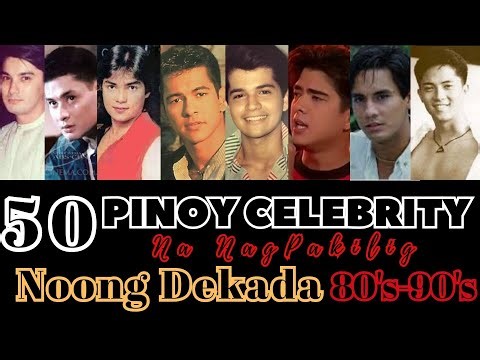 50 Pinoy Celebrity na Nagpa-Kilig Noong Dekada 80-90's