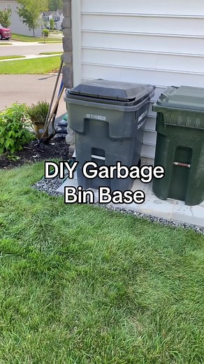 DIY Garage Bin Base: Outdoor Trash Bin Storage Project