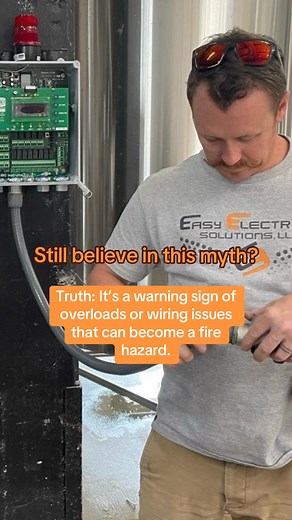 Still think a tripping breaker is just “annoying”? Columbia—it’s actually a warning sign ⚠️ It could mean overloaded circuits or faulty wiring. Seen this happen often? Might be time for a check. #columbiasc #richlandcounty #columbiasouthcarolina #electrician #homeservice | Easy Electrical Solutions