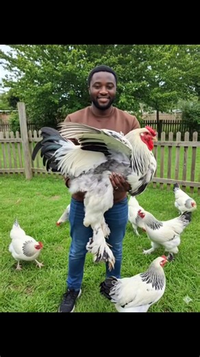 5 FACTS ABOUT BRAHMA CHICKEN 1. Huge Size – Roosters can weigh up to 18 pounds. 2. Gentle Temperament – Calm and friendly despite their size. 3. Feathered Legs – Unique feature that makes them stand out. 4. Egg Layers – Produce large brown eggs, even in winter. 5. Color Varieties – Commonly light, dark, or buff. Brahmas are giant, gentle, feather‑legged chickens that lay big eggs in beautiful colors. #fblifestyle Farming Tech& Business | Farming Tech& Business