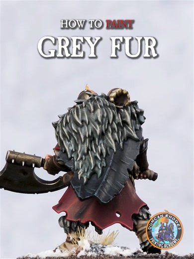 Mastering Grey Fur Painting Techniques for Miniatures