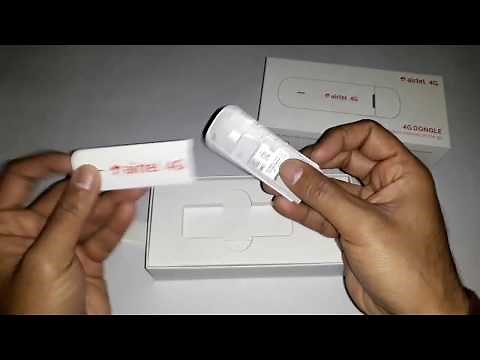 Airtel Huawei 4G Dongle E3372 - QUICK UNBOXING