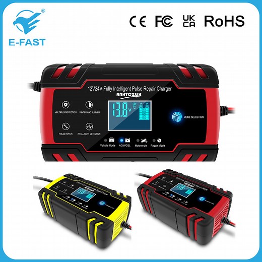 [Hot Item] Car Battery Charger Zyx-J30 12V/8 24V/4A Automatic Smart Battery Charger/Maintainer for Car Truck