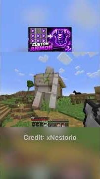 I Crafted CUSTOM ARMOR in Minecraft! 🤯pt. 2