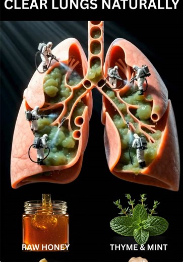 Pineapple, Ginger, Thyme & Mint vs Mucus | What Really Clears Chest Congestion Natural Decongestant Support | Healthy Healing Life When your chest feels tight and heavy, thick mucus is often the cause. It sticks to your airways like glue. This makes breathing harder and triggers constant coughing. Many people try to silence the cough. But the real goal is to thin the mucus so your body can remove it naturally. Instead of suppressing symptoms, certain foods and herbs help your lungs function bett