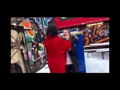 Ezra Miller "The Flash" actor chokes fan after jokingly asking to fight