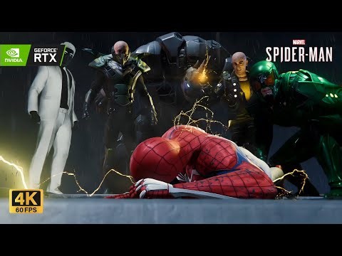 Spider-Man vs Sinister Six | All Boss Fights & Epic Moments (Remastered 4K)