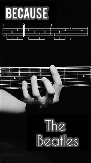 Because/The Beatles #guitartutorial#acousticguitarcover#guitarlesson#musicrock