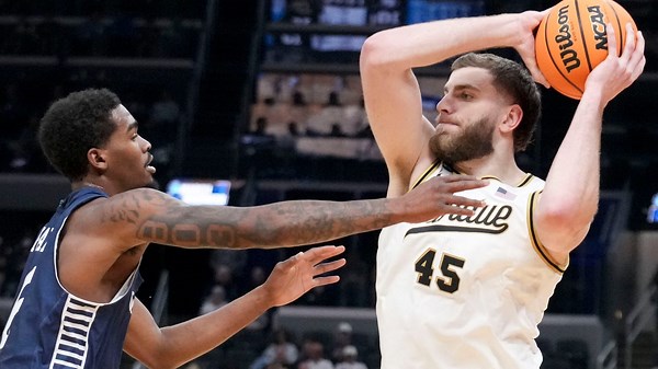 Purdue Boilermakers center Oscar Cluff talks NCAA second round game against Miami