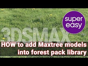 How to add Maxtree models into forest pack library