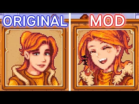Stardew Valley Mod Adds AMAZING Anime Portraits! [Stardew Valley Mods Gameplay]