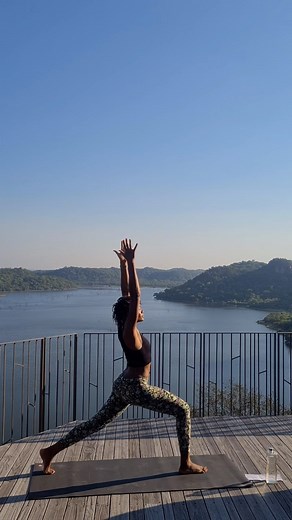 Singita | Like nowhere else on earth, yoga with @zimbushbaby_vee 🫶 Greeting a new day with movement and breathwork at Singita Pamushana in Zimbabwe.... | Instagram