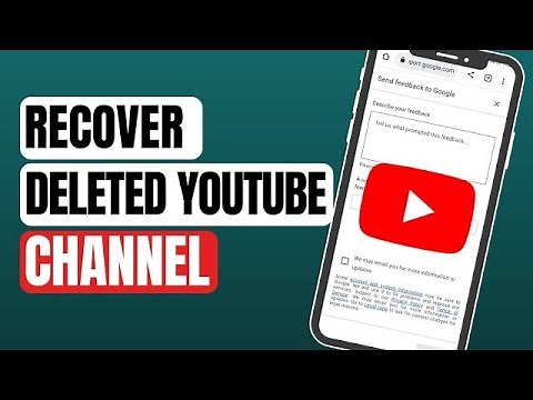 How to Recover a DELETED or TERMINATED YouTube Channel (100% working)