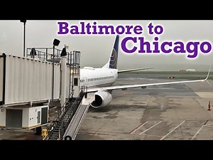 Full Flight: United Airlines B737-800 Baltimore to Chicago (BWI-ORD)