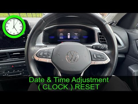2023 VW T-ROC - How to Adjust the Date & Time