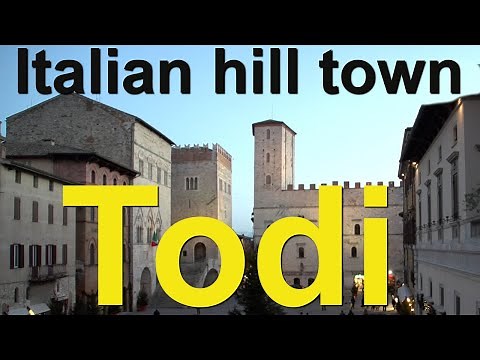 Todi, an Italian hill town in Umbria