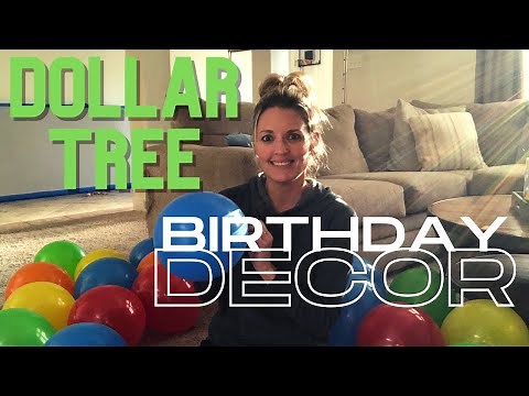 Dollar Tree Birthday Decorations | Shop & Decorate With Me