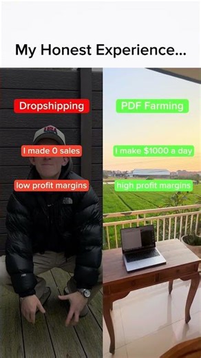 Dropshipping vs PDF Farming: The Honest Profits Revealed!