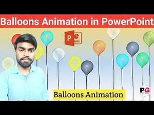 How to Create Balloons Animation in PowerPoint || Balloons Animation in PowerPoint || Powerpoint