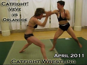 VeVe vs Orlandoe: Catfight Wrestling (April 2011)