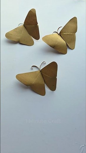 Beautiful Easy Butterfly with toilet tissue roll 🦋🦋 #crafting #diy #lifestyle