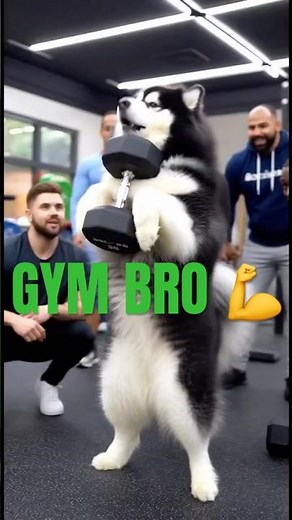 Bodybuilder vs. GIANT AI DOG! 🏋️‍♂️ Who is Stronger? 😤💪