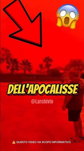 THE SKY HAS TURNED RED - IS IT THE APOCALYPSE? 😱 #curiosity #informative