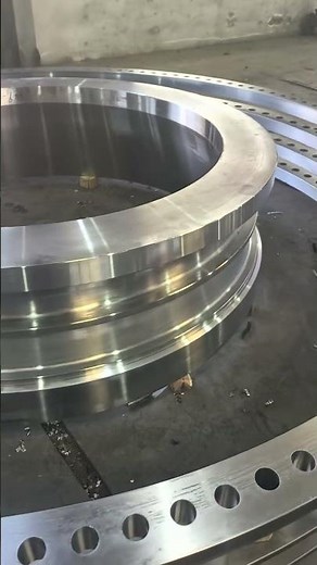 Large Diameter Seamless Rolled Rings | Surface Finish & Dimensional Accuracy #forging #machine