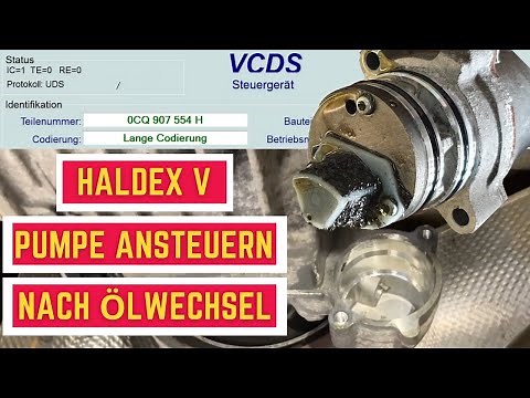 Haldex Gen 5 Ölkreislauf nach Ölwechsel befüllen | Haldex V Vorladepumpe ansteuern | VAG | VCDS