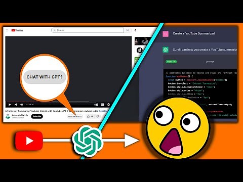 Summarize YouTube Video | Create a YouTube summarizer with ChatGPT Tutorial!