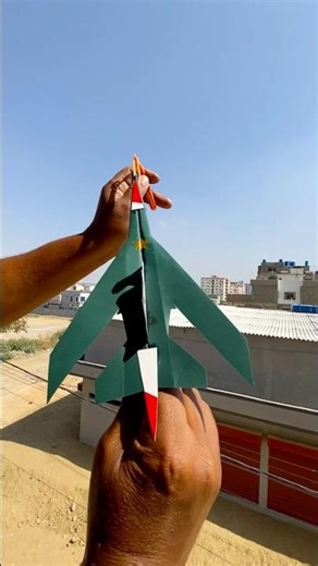 Frank Boeing Fighter Paper Airplane High Flying Skills