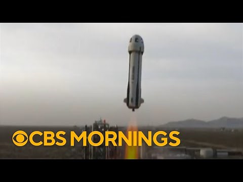 Watch: Blue Origin's first all-women flight crew launches to space