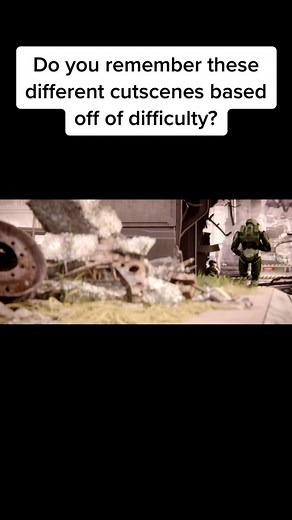 Do you remember these different cutscenes based off of difficulty? #halo #gaming #videogames #halo2 #haloinfinite