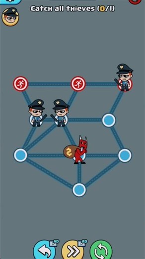 Police puzzle game easy levels of police puzzle game level 21 Catch the theif #shorts #trending