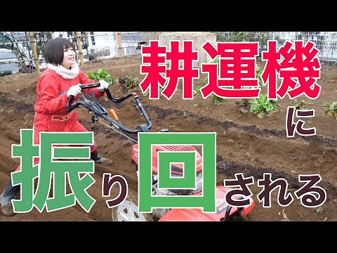 【春・夏野菜 #2】耕運機(フェラーリ)で畑を耕そう！【エンジン掛けられない】