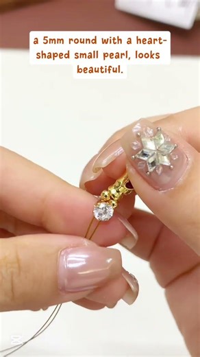 Cute Beaded Ring Making | Maple leaf button bracelet tutorial, handmade Rhinestone