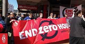 Fast food protests supersized