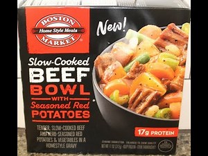 Boston Market: Slow-Cooked Beef Bowl with Seasoned Red Potatoes Review