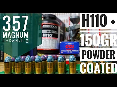 First Time Reloading 357 Magnum - Episode 3 - Cast 358150 + Hodgdon H110 + CCI #550 Magnum Primers