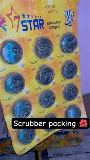 Scrubber packing kaam start #dukanwala #minivlog #dukandar #shopkeeper #dukan #shopvlogs #scrubber