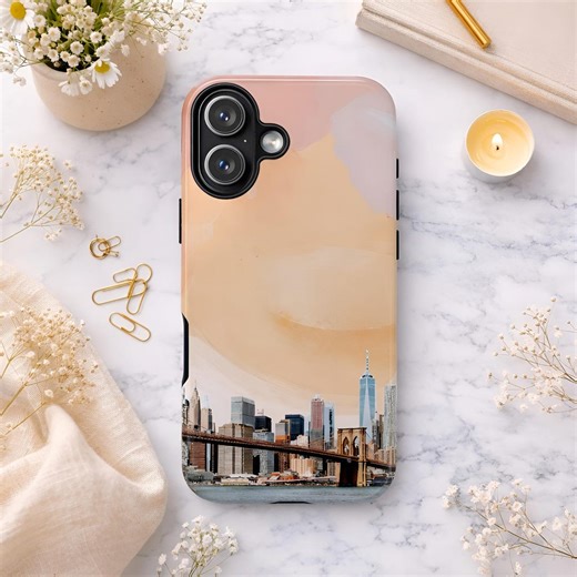 New York City Phone Case Sunset Cover for iPhone 17pro, 16, 15, 14, 13, 12, 11, Samsung S26, S25, S24, S23, A16, A35, A55, Pixel 10, 9, 8 - Etsy