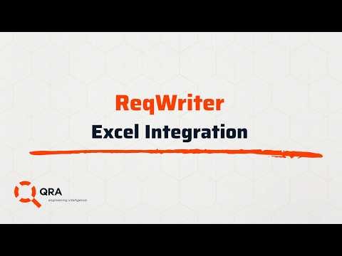 ReqWriter in Excel: Requirements Rewrites in Excel