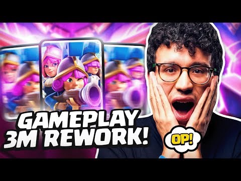 Gameplay 3M Rework... Too Op?? - Clash Royale ITA