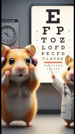 Hi Hamz! Regular eye check #shorts #hamster #funny #pets