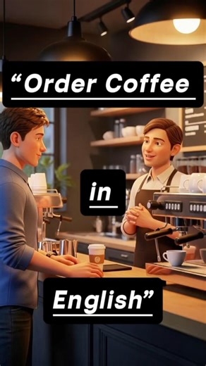 Ordering Coffee at a Café in English | Daily Life English Conversation – Part 20