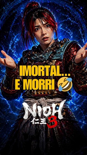 I explained the immortal build... and died 😂 #shorts #games #gaming #nioh3 #nioh #gamer #gameplay