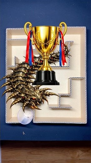 Maze Escape Challenge with Bugs and Centipede