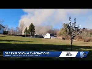 Gas line blast prompts evacuations in Sheboygan County, 4 taken to hospitals